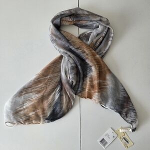 Collection 18 Abstract Neutral Infinity Scarf In Wild Honey 17×50